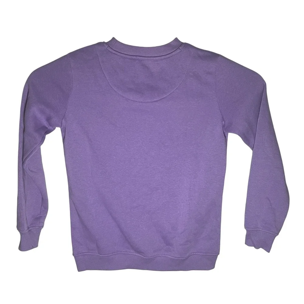 Olivia Rodrigo Sweatshirt Women XS Purple Vampire Graphic Print Guts Tour Merch - Picture 6 of 6
